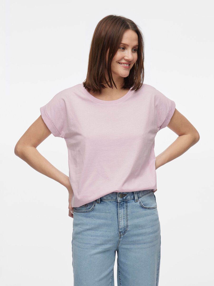 VILA VIDREAMERS ROUND NECK T-SHIRT, Winsome Orchid, highres - 14083083_WinsomeOrchid_003.jpg