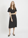 Vila SHORT SLEEVED WRAP DRESS, Black, highres - 14059666_Black_005.jpg