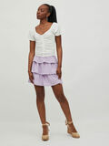 VILA DRAPED SHORT SLEEVED TOP, Snow White, highres - 14068351_SnowWhite_005.jpg