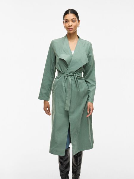 Vila TIE WAIST - COAT, Laurel Wreath, highres - 14073743_LaurelWreath_003.jpg
