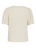 VILA VILOGAN ROUND NECK SHORT SLEEVED TOP, Birch, highres - 14108973_Birch_002.jpg