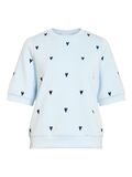 Product image thumbnail - VISIF ROUND NECK SHORT SLEEVED SWEATSHIRT, Nantucket Breeze | 5