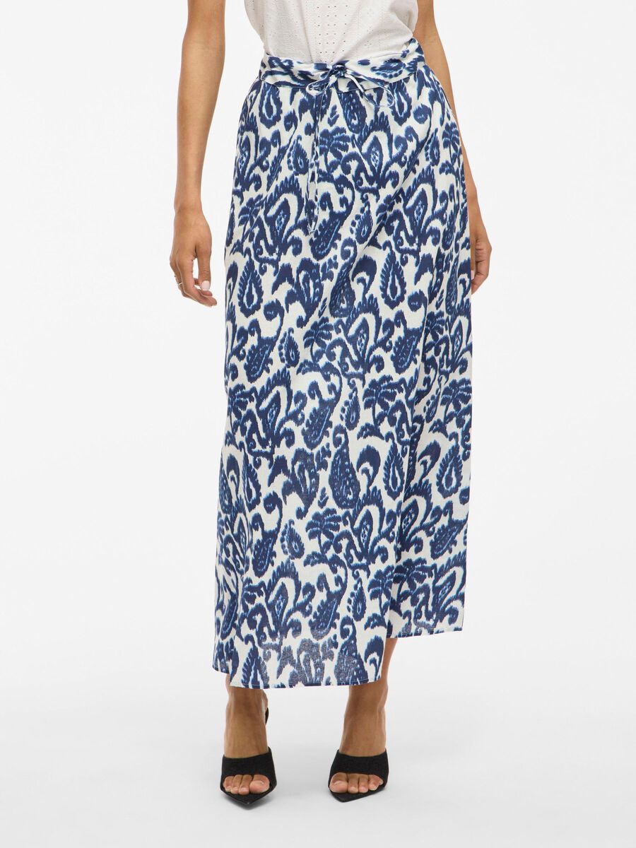 VILA VIMERLE PRINTED MAXI SKIRT, Cloud Dancer, highres - 14111212_CloudDancer_1229643_003.jpg