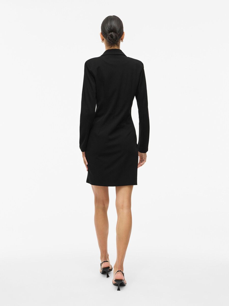 VILA VICLARA SHORT VESTITO BLAZER, Black, highres - 14112686_Black_004.jpg