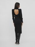 Vila CUT-OUT BACK MIDI DRESS, Black, highres - 14091722_Black_004.jpg