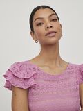 Vila RUFFLE CAP SLEEVE TOP, Fuchsia Pink, highres - 14079907_FuchsiaPink_006.jpg