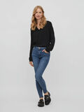 Vila V-NECK LONG SLEEVED BLOUSE, Black, highres - 14083465_Black_005.jpg