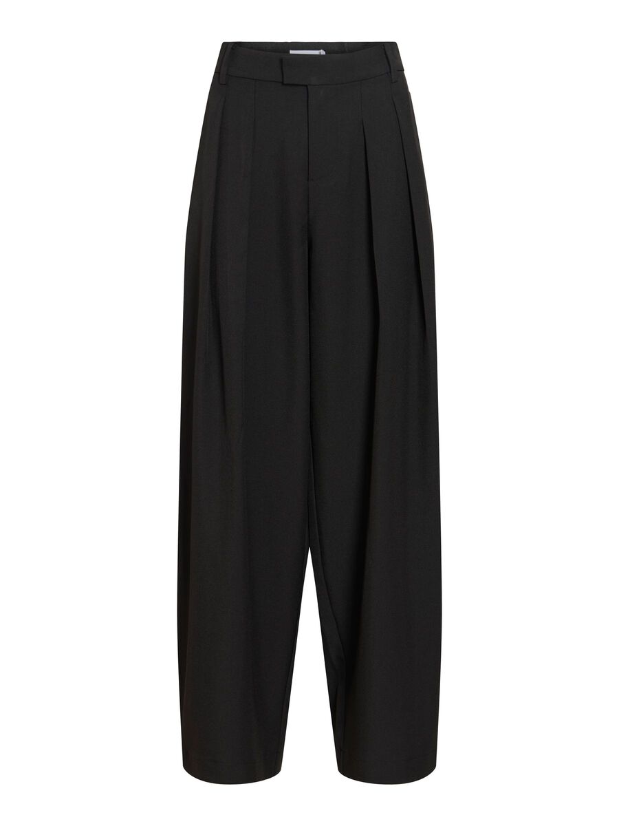 Product carousel image - VIHELEN BARREL-FIT BUKSER, Black | 1