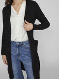 Vila PETITE - LONG OPEN CARDIGAN, Black, highres - 14058389_Black_007.jpg