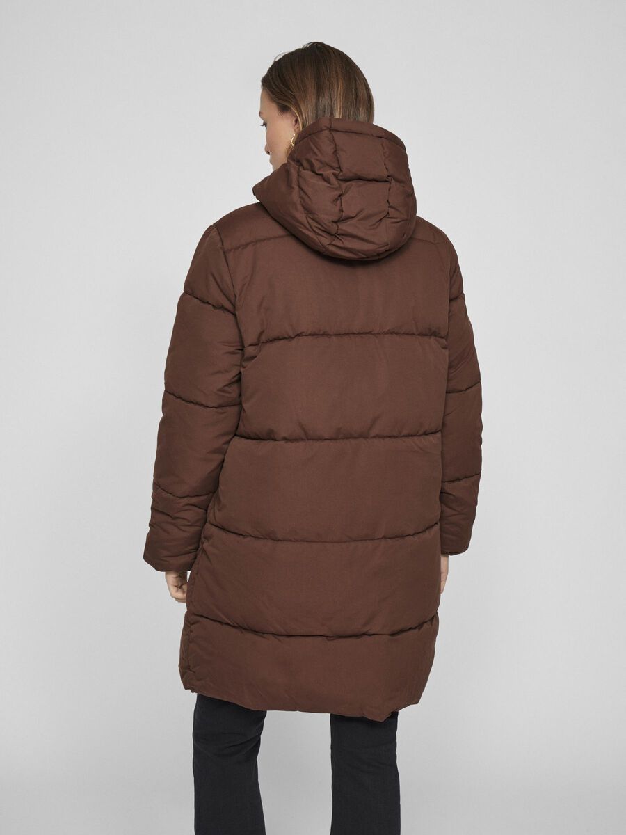 VILA HOODED COAT, Shaved Chocolate, highres - 14103254_ShavedChocolate_004.jpg