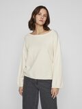 VILA LONG SLEEVED KNITTED PULLOVER, Birch, highres - 14109848_Birch_003.jpg