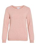 Product image thumbnail - VIRIL ROUND NECK KNITTED PULLOVER, Misty Rose | 6