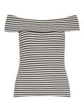 VILA STRIPED OFF-SHOULDER TOP, Cloud Dancer, highres - 14106167_CloudDancer_1178201_001.jpg