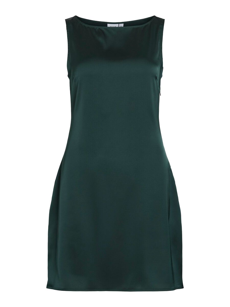 VILA VIENNA SLEEVELESS SHORT DRESS, Scarab, highres - 14112711_Scarab_001.jpg