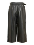 Vila CROPPED FAUX LEATHER TROUSERS, Black, highres - 14067623_Black_002.jpg