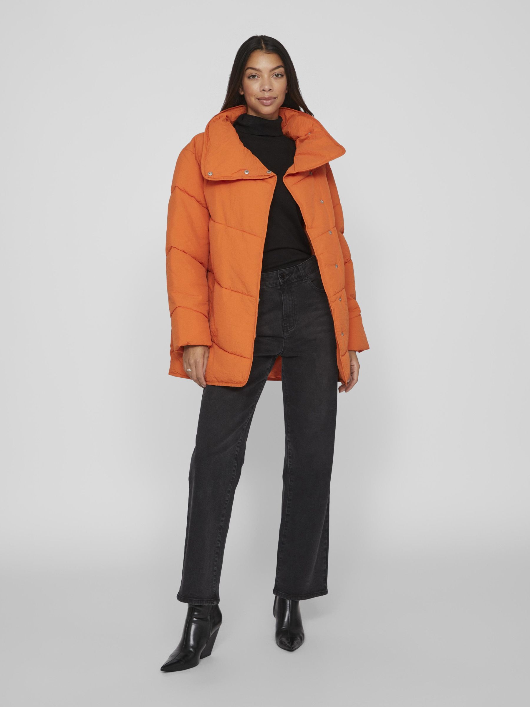 Mango burnt shop orange coat