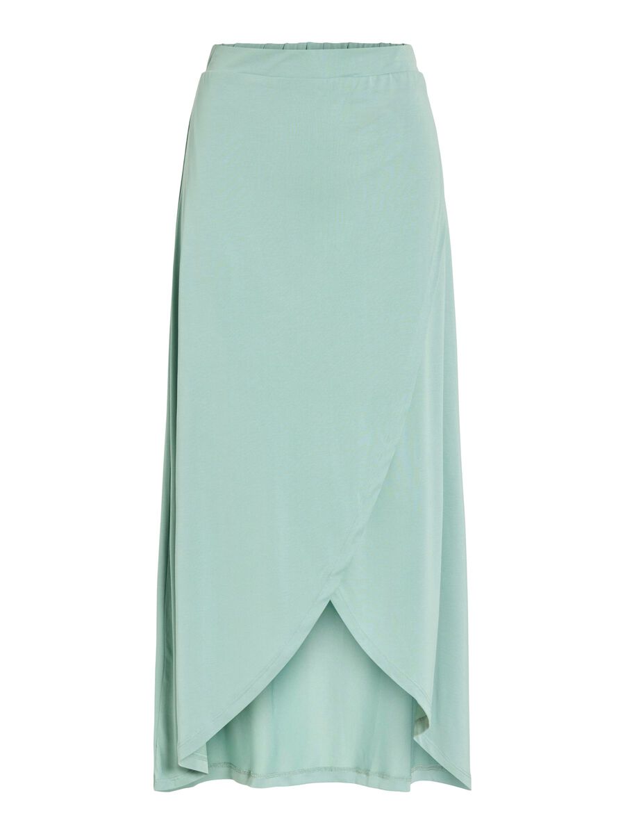 Product carousel image - HIGH WAIST MIDI SKIRT, Blue Surf | 1