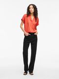 VILA VIENNA SHORT SLEEVED SHIRT, Paprika, highres - 14107405_Paprika_005.jpg
