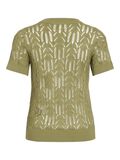 VILA SHORT SLEEVED  KNITTED TOP, Sage, highres - 14102700_Sage_002.jpg