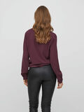 Vila V-NECK LONG SLEEVED BLOUSE, Winetasting, highres - 14083465_Winetasting_004.jpg