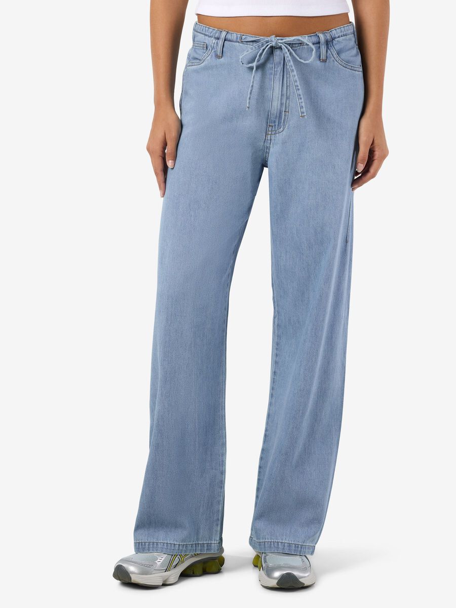 Product carousel image - NMRINE JEANSY Z SZEROKĄ NOGAWKĄ, Light Blue Denim | 1