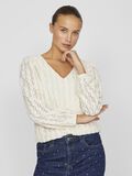 VILA V-HALS TOP MET LANGE MOUWEN, Birch, highres - 14099604_Birch_007.jpg
