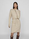 VILA BELTED SHORT KNITTED DRESS, Natural Melange, highres - 14094186_NaturalMelange_003.jpg