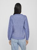 VILA RONDE HALS GEBREIDE TRUI, Bijou Blue, highres - 14100111_BijouBlue_004.jpg
