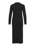 VILA LONG SLEEVED MIDI DRESS, Black, highres - 14100699_Black_002.jpg