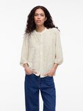VILA VIFINA 3/4 SLEEVED SHIRT, Birch, highres - 14113197_Birch_003.jpg