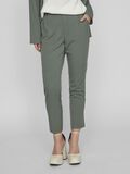 VILA VIVARONE SLIM FIT HIGH WAISTED TROUSERS, Duck Green, highres - 14087406_DuckGreen_003.jpg