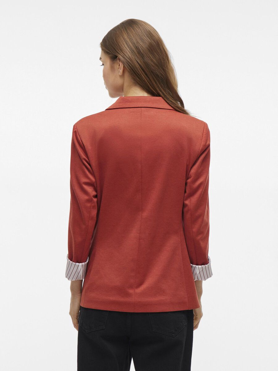 VILA JERSEY BLAZER, Barn Red, highres - 14109499_BarnRed_1208990_004.jpg