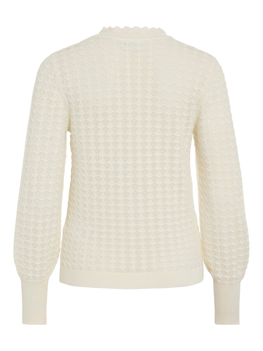 VILA COTTON KNITTED PULLOVER, Cloud Dancer, highres - 14108746_CloudDancer_002.jpg
