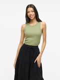 VILA VISOLA ROUND NECK SLEEVELESS TOP, Sage, highres - 14101757_Sage_003.jpg
