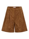 VILA VIHENA HØY MIDJE BERMUDASHORTS, Argan Oil, highres - 14112021_ArganOil_001.jpg