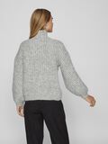 Vila HIGH NECK STRICKOBERTEIL, Light Grey Melange, highres - 14093528_LightGreyMelange_004.jpg