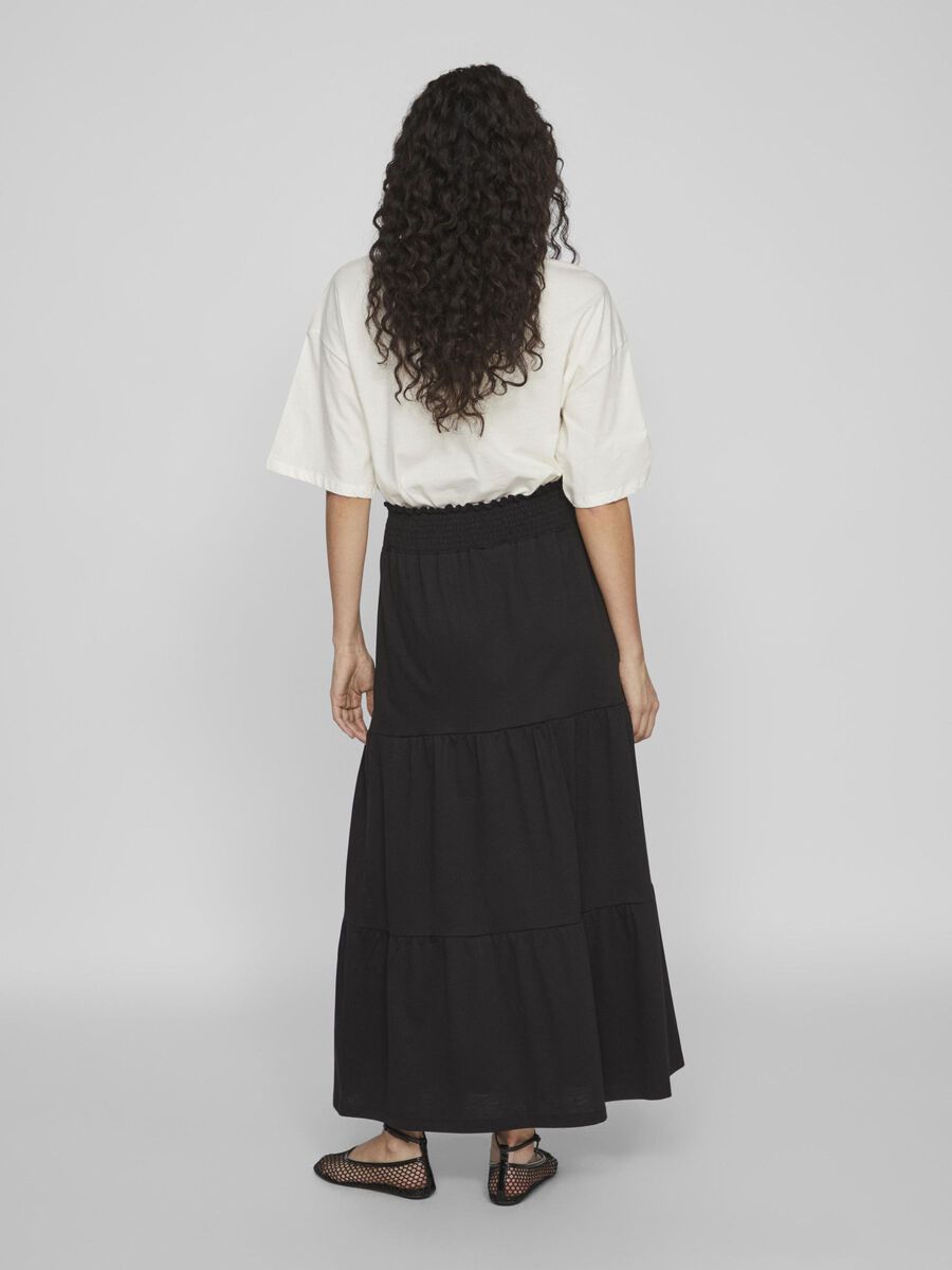 VILA HIGH-WAIST MAXI ROK, Black, highres - 14101588_Black_004.jpg