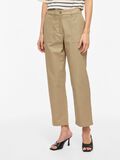 Product image thumbnail - VIREKKA HIGH WAIST 7/8 TROUSERS, Travertine | 1