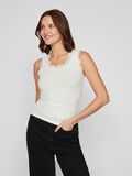 VILA ROUND NECK SLEEVELESS TOP, Snow White, highres - 14107061_SnowWhite_003.jpg