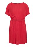VILA SHORT SLEEVED SHORT DRESS, Racing Red, highres - 14109721_RacingRed_001.jpg