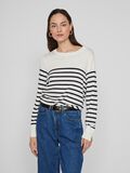 VILA SCOLLO ROTONDO PULLOVER A MAGLIA, Cloud Dancer, highres - 14100560_CloudDancer_1176091_003.jpg