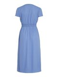 Vila V-NECK SHORT SLEEVED DRESS, Coronet Blue, highres - 14101592_CoronetBlue_002.jpg