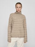 VILA HIGH NECK KNITTED PULLOVER, Natural Melange, highres - 14102017_NaturalMelange_1143709_003.jpg