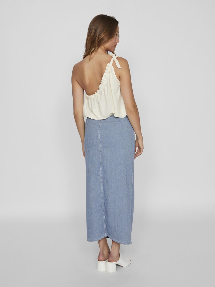VILA DENIM MAXI SKIRT, Medium Blue Denim, highres - 14102028_MediumBlueDenim_1143823_004.jpg
