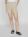 Vila HIGH-WAIST KATOEN SHORTS, Feather Gray, highres - 14089489_FeatherGray_003.jpg