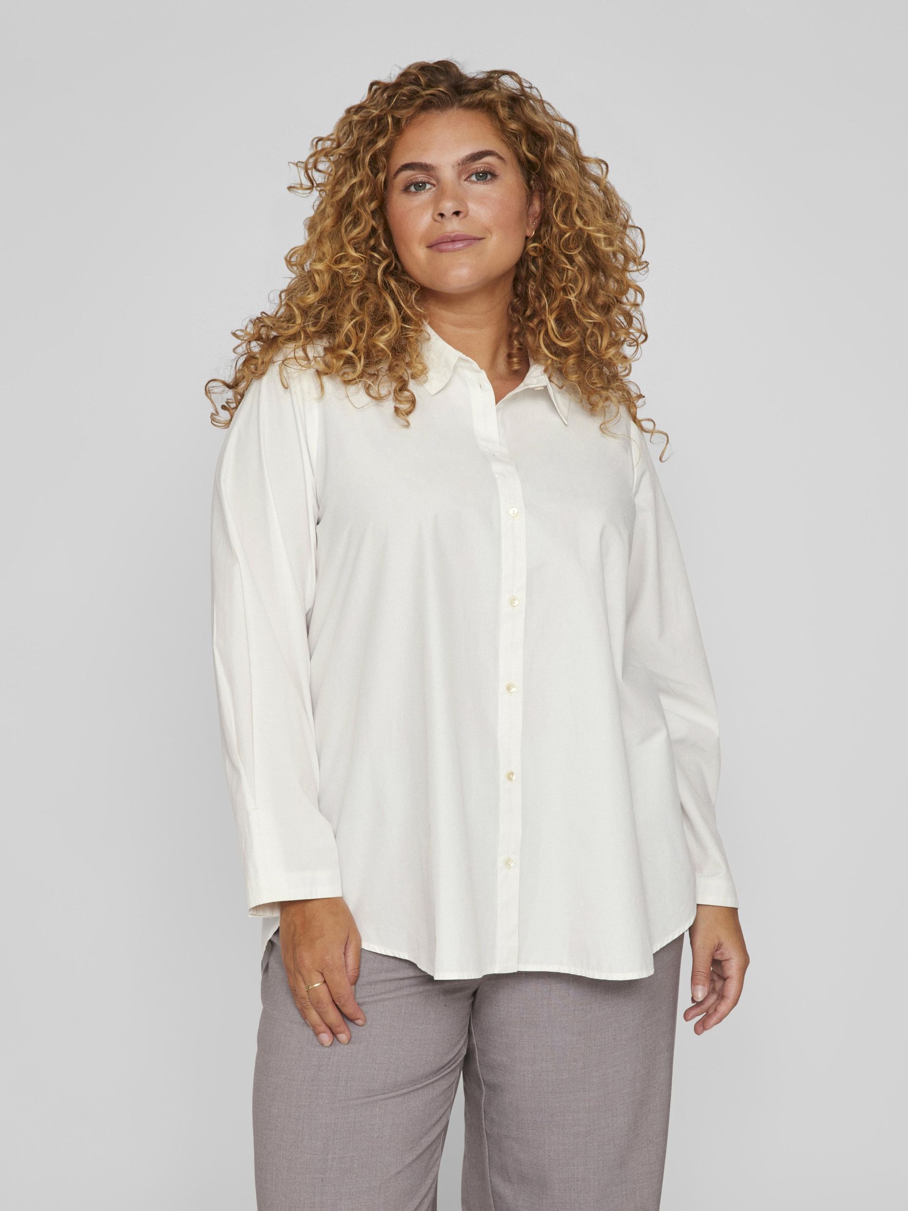 TALLA GRANDE CL SICO CAMISA Blanco VILA