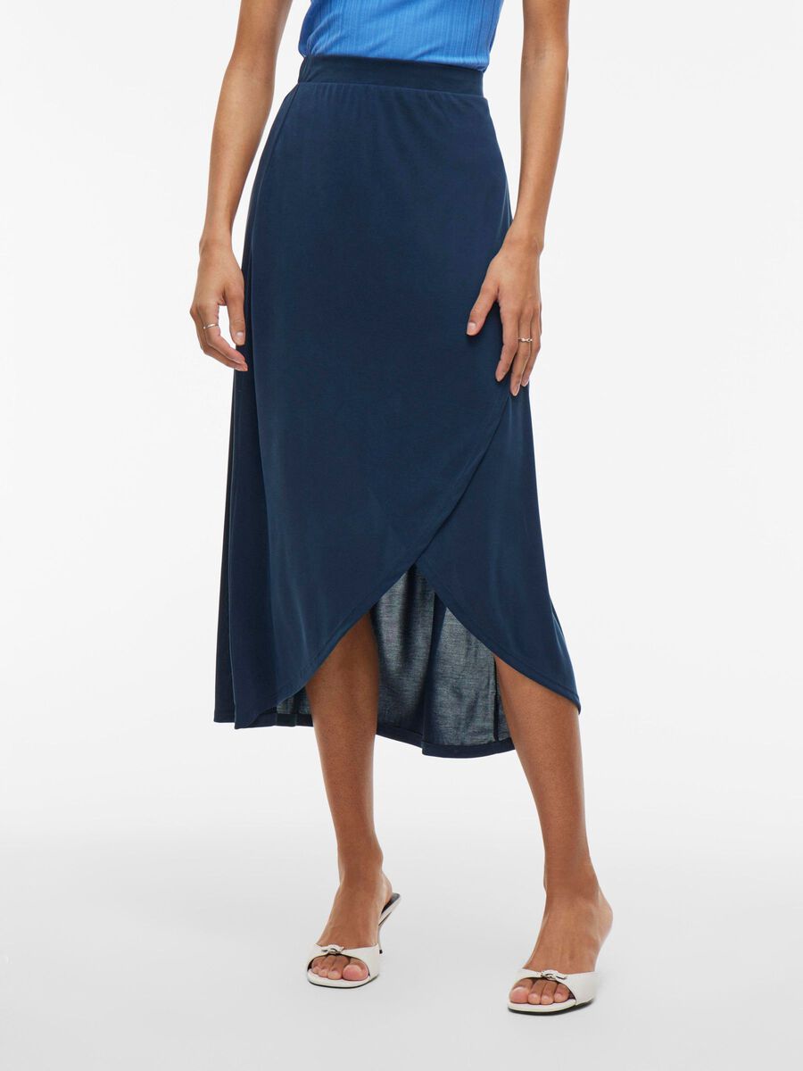 VILA HIGH WAIST MIDI SKIRT, Total Eclipse, highres - 14101691_TotalEclipse_003.jpg