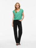 VILA VIMODALA V-NECK SHORT SLEEVED TOP, Winter Green, highres - 14074847_WinterGreen_005.jpg
