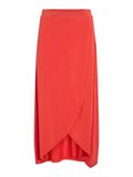 VILA HIGH WAIST MIDI SKIRT, Aurora Red, highres - 14101691_AuroraRed_001.jpg