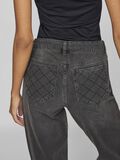 VILA NORMAL MIDJA STRAIGHT FIT-JEANS, Black Denim, highres - 14099718_BlackDenim_1154136_007.jpg